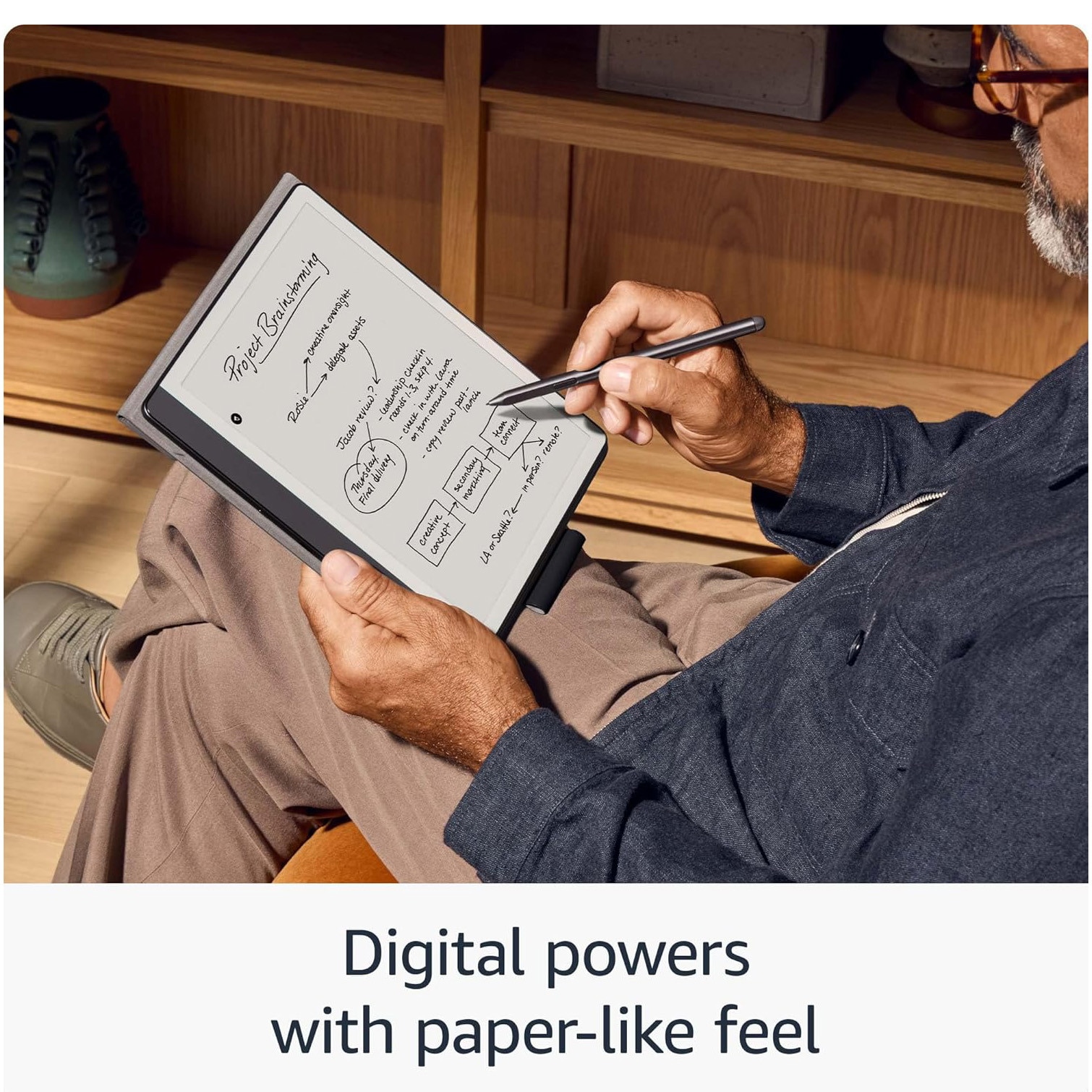 Kindle Scribe Notebook Design 32GB（2024） eBook Reader Amazon Kindle Scribe 2024, 32GB, Premium Pen, Display