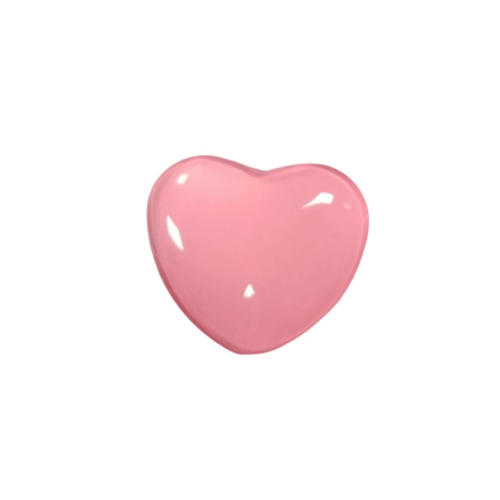 Suport adeziv universal pentru telefoane si tablete, model inima, Rosu