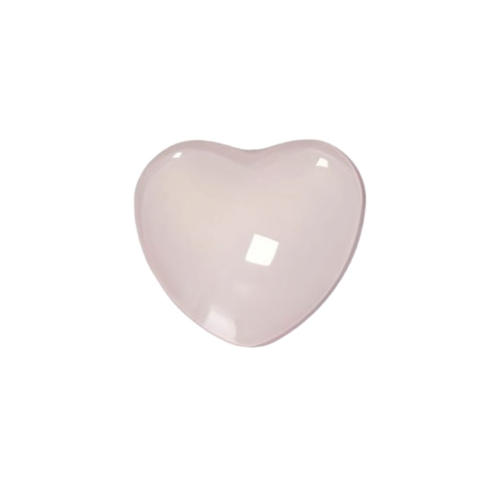 Suport adeziv universal pentru telefoane si tablete, model inima, Roz deschis