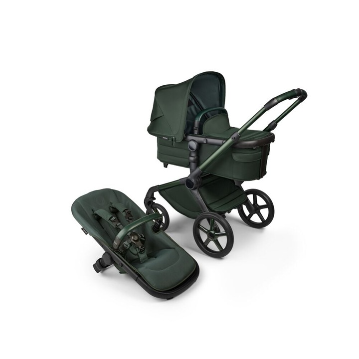 Carucior Bugaboo Fox 5 Noir Limited Edition Midnight Green 2 in 1