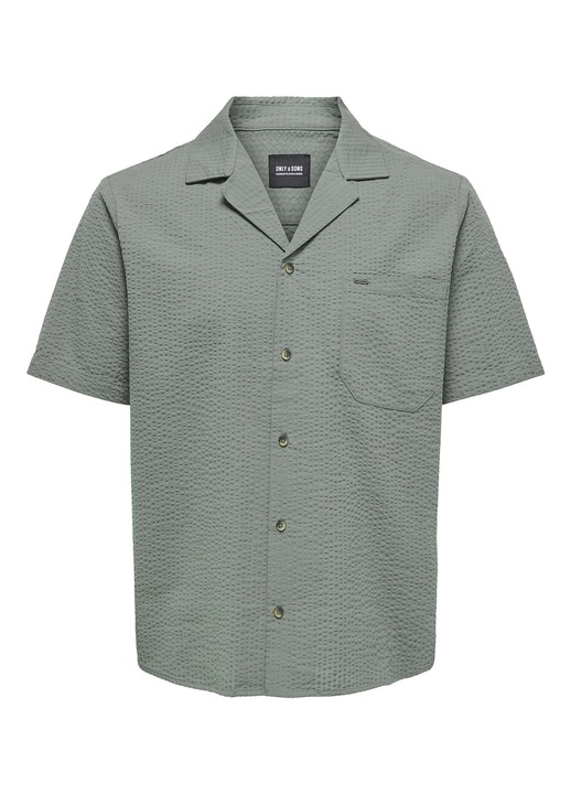 Camasa barbati Only Sons, 22030342, Bumbac/Bumac reciclat, Verde, Verde
