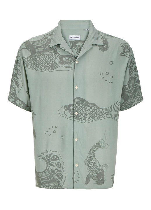 Jack Jones Férfi Ing, 12268465, Viszkóz, 2XL INTL, Zöld