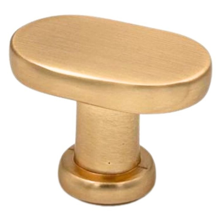 Buton TOWER 35x25 mm, auriu