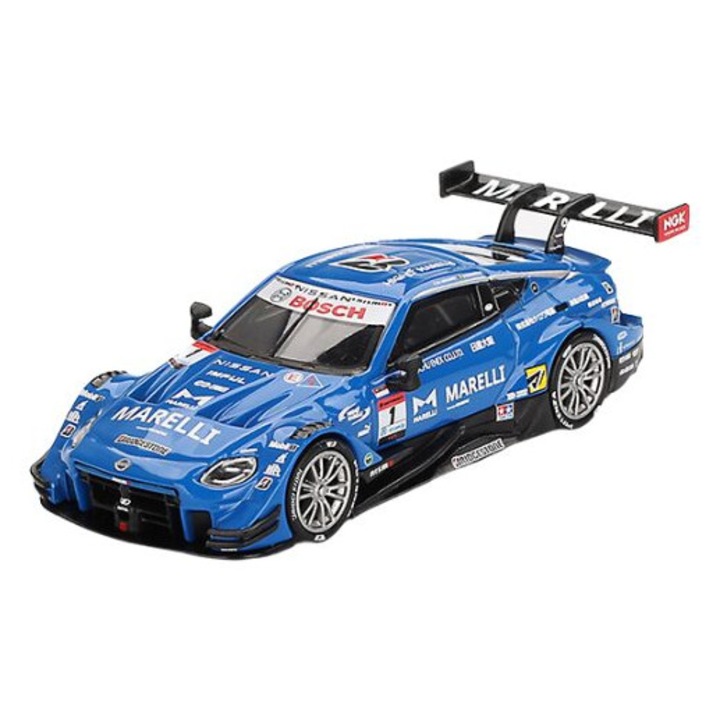 Macheta auto Nissan Z GT500 #1 Marelli Impul Z Super GT Series 2023 1:64 Mini GT MGT00849-BL