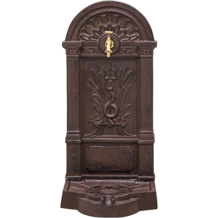 Cismea fonta gradina, din fonta, fantana rezistenta pentru o viata, H. 83 cm