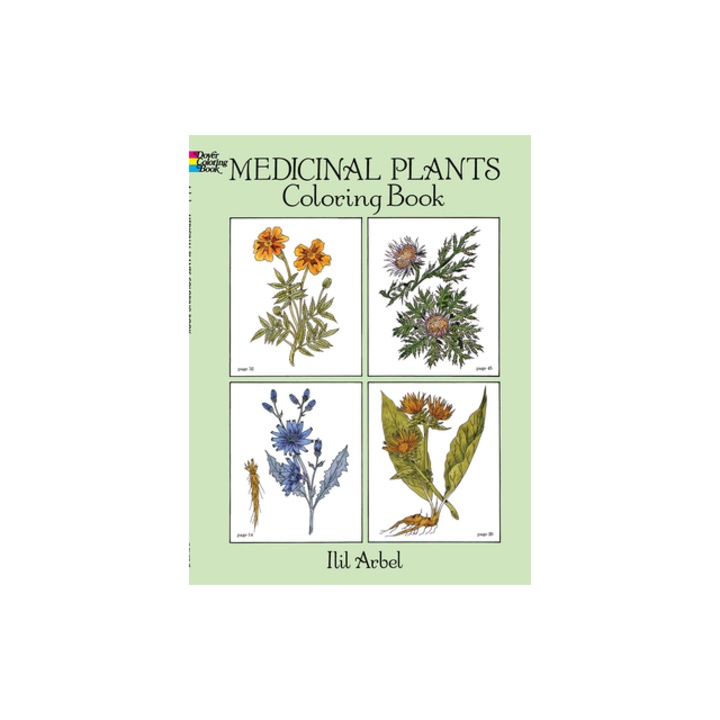 Medicinal Plants Coloring Book, Arbel