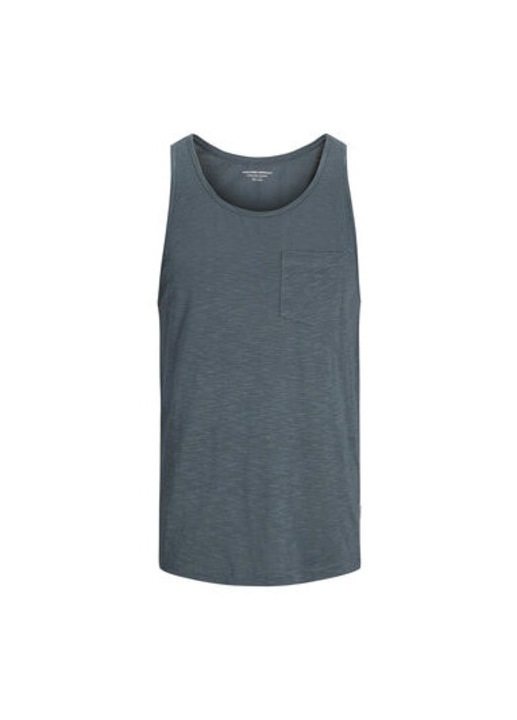 Jack Jones Ferfi Tank Top, 12273165, Pamut, Szurke, Szürke