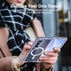 MDUG telefontok Samsung Galaxy Z Fold 7-hez, átlátszó, ütésálló, MagSafe kompatibilis, vékony kialakítás