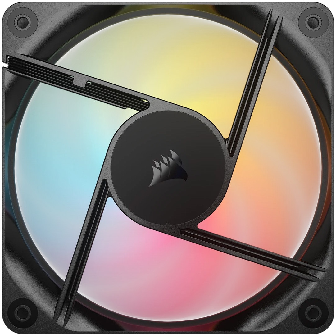 Ventilatoare Corsair RS120-R reverse ARGB, 120mm, 3 buc/set, negru