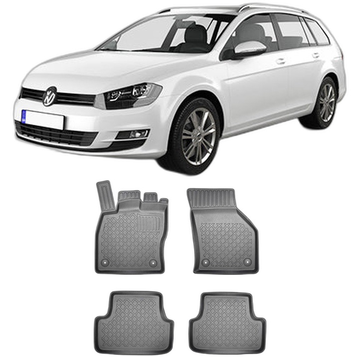 Set covorase auto tip tavita VOLKSWAGEN GOLF 7, din 09.2013 - 06.2020, Caroserie COMBI, compatibile cu autoturismul VOLKSWAGEN GOLF 7, ARISTAR