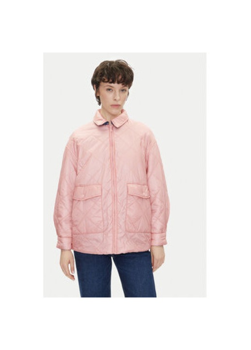 Pepe Jeans női dzseki, PL402499, poliészter, Rózsaszín/Tengerészkék