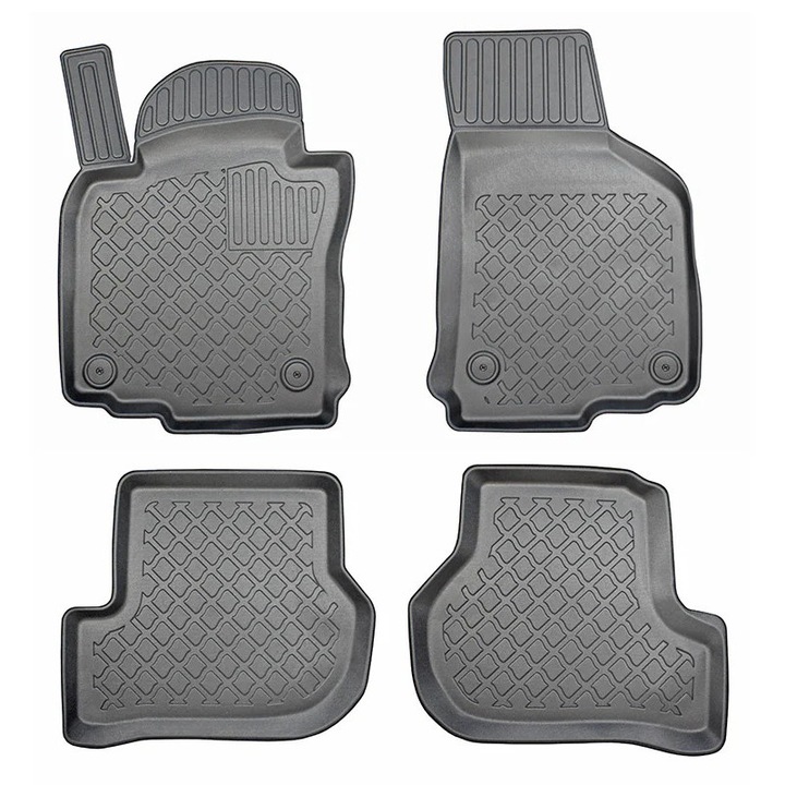 Set covorase auto, Aristar, Pentru Volkswagen Golf 6 2007-2012, Cauciuc, negru, 4 piese
