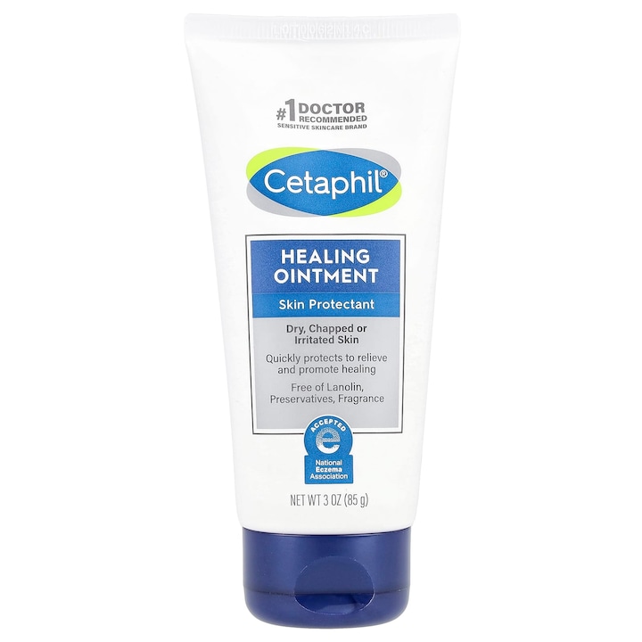 Testápoló krém, Cetaphil, gyógyhatású krém, 85 g, védi a bőrt, száraz és irritált bőrre