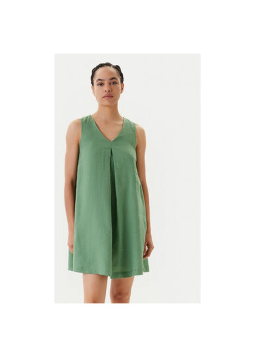 Rochie de vara dama United Colors Of Benetton, 4AGHDV0AX, In, 2XL INTL, Verde