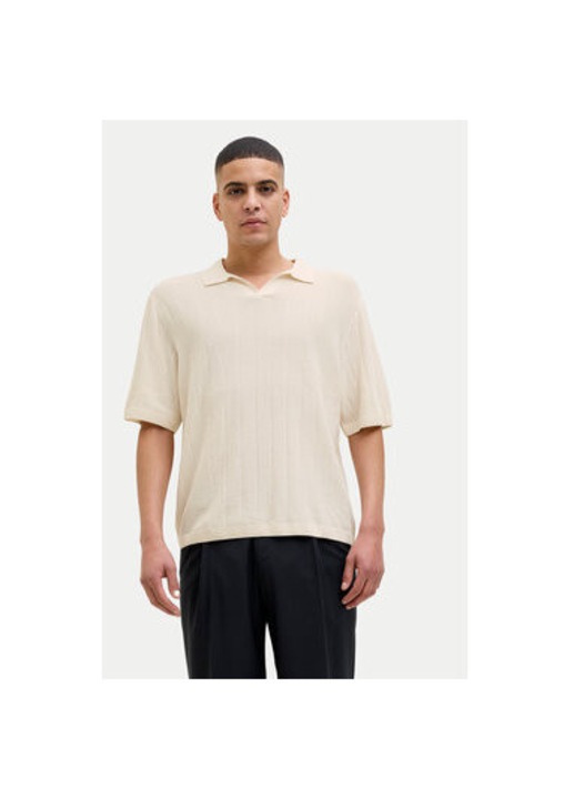 Pulover barbati Jack Jones, 12272578, Bumbac, Bej, Bej