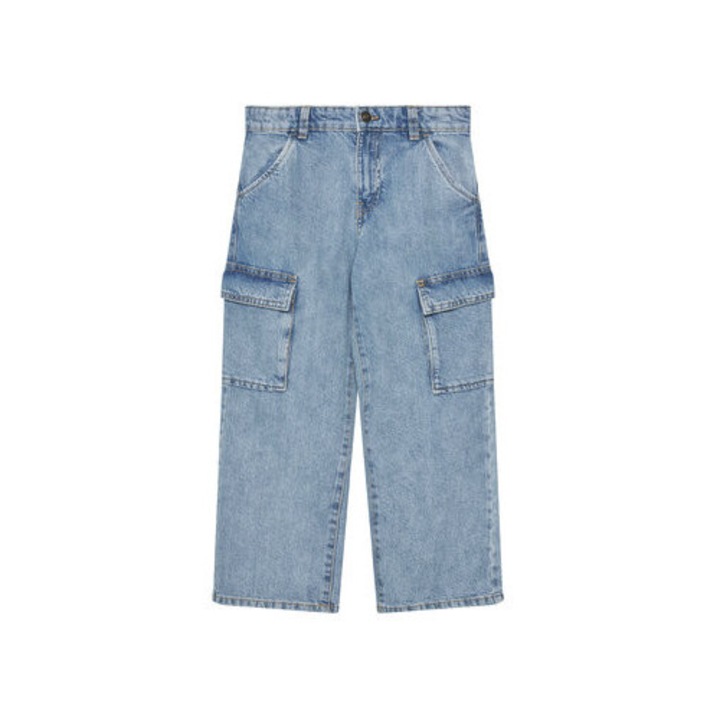 United Colors Of Benetton fiu nadrag, 4R76CE041, pamut, kek, Kék