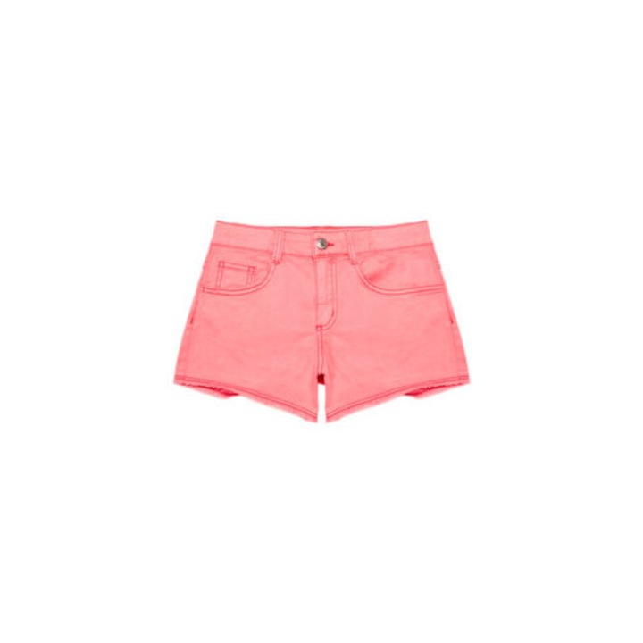 United Colors Of Benetton lanyka farmer rovidnadrag, 4O69C9040, Pamut, Rozsaszin, Rózsaszín