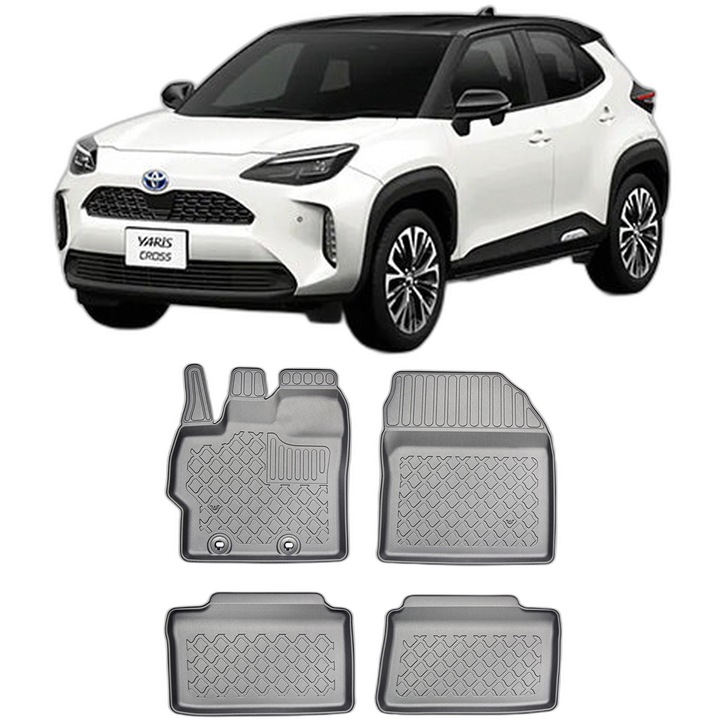 Set covorase auto tip tavita TOYOTA YARIS CROSS, din 09.2021 - Prezent, Caroserie SUV, compatibile cu autoturismul TOYOTA YARIS CROSS, ARISTAR