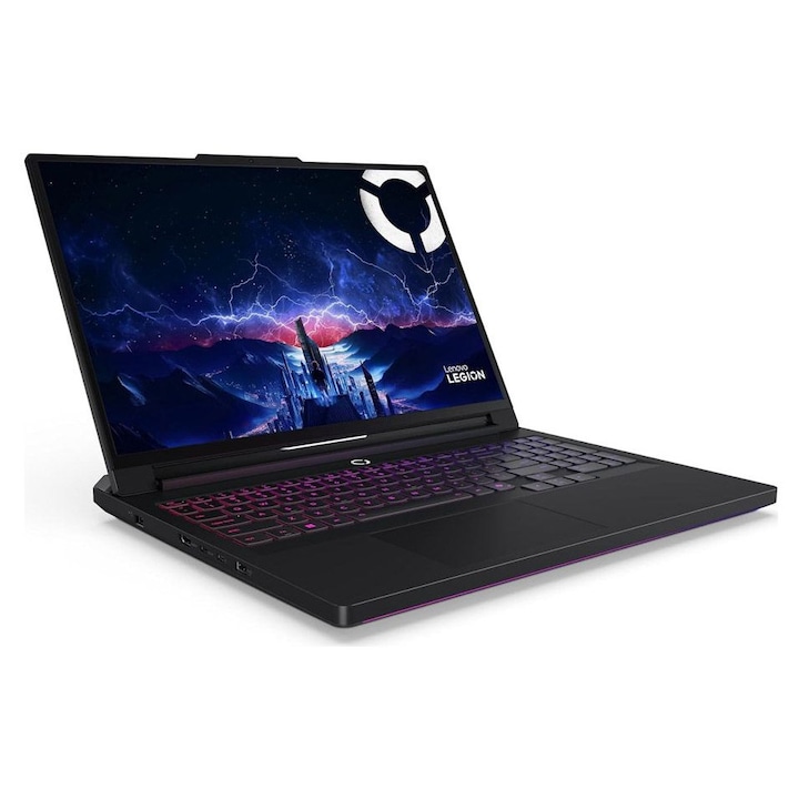 Laptop Lenovo Legion Pro 7 16IAX10H 83F5005CPB, 16 inch 2560 x 1600, Intel Core Ultra 9 275HX 24 C / 24 T, 2.7 GHz - 5.4 GHz, 40 MB cache, 64 GB DDR5, 1 TB SSD, Nvidia GeForce RTX 5090, Windows 11 Pro, Negru