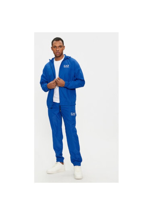 Ferfi melegitoruha Ea7 Emporio Armani, 8NPV08 PN4HZ, Polieszter, Kek, Kék