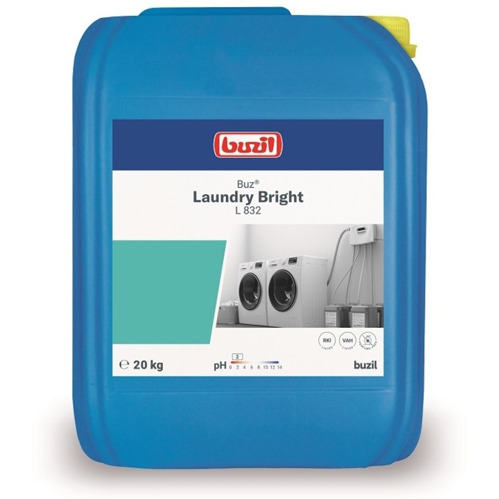Inalbitor dezinfectant rufe Buz Laundry Bright L832, 20 L Buzil