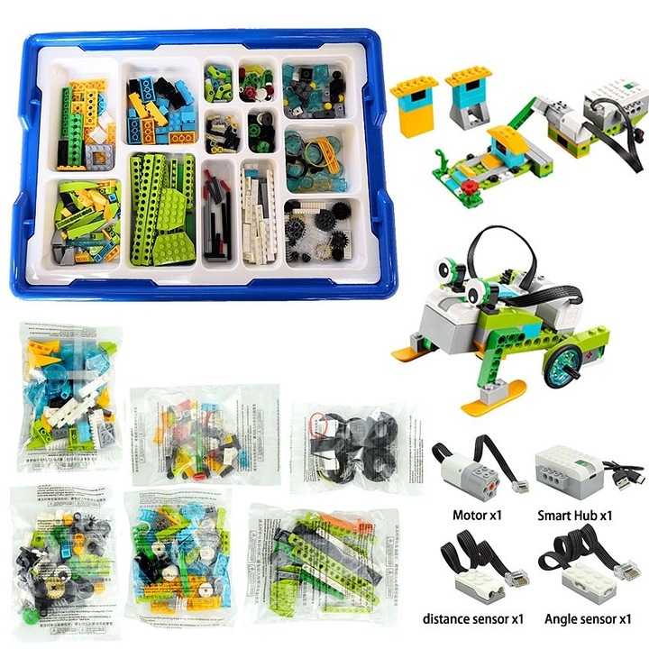 STEM програмируем робот, модел WeDo 2.0, образователен конструктор, ABS материали, за деца 5–7 години