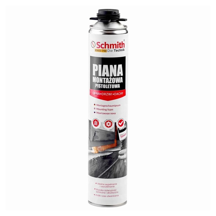 Spuma de montare pentru arme Schmith 750 ml