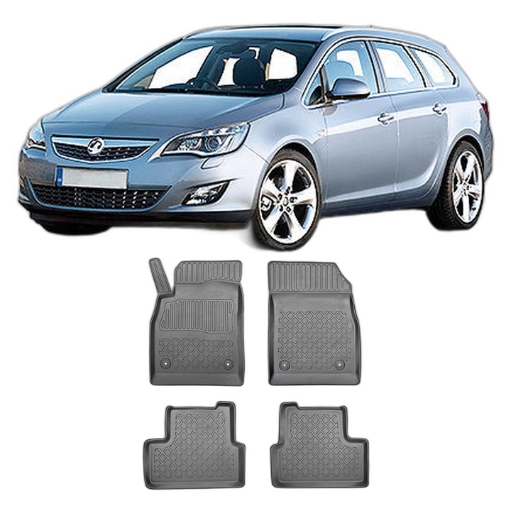 Set covorase auto tip tavita OPEL ASTRA J, din 09.2010 - 03.2016, Caroserie COMBI, compatibile cu autoturismul OPEL ASTRA J, ARISTAR