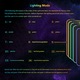 Подложка за мишка RGB, LED, модел с линии, неплъзгаща се гумена основа, подходяща за геймъри от мъжки и женски пол, 80×30×0.3см, цветна