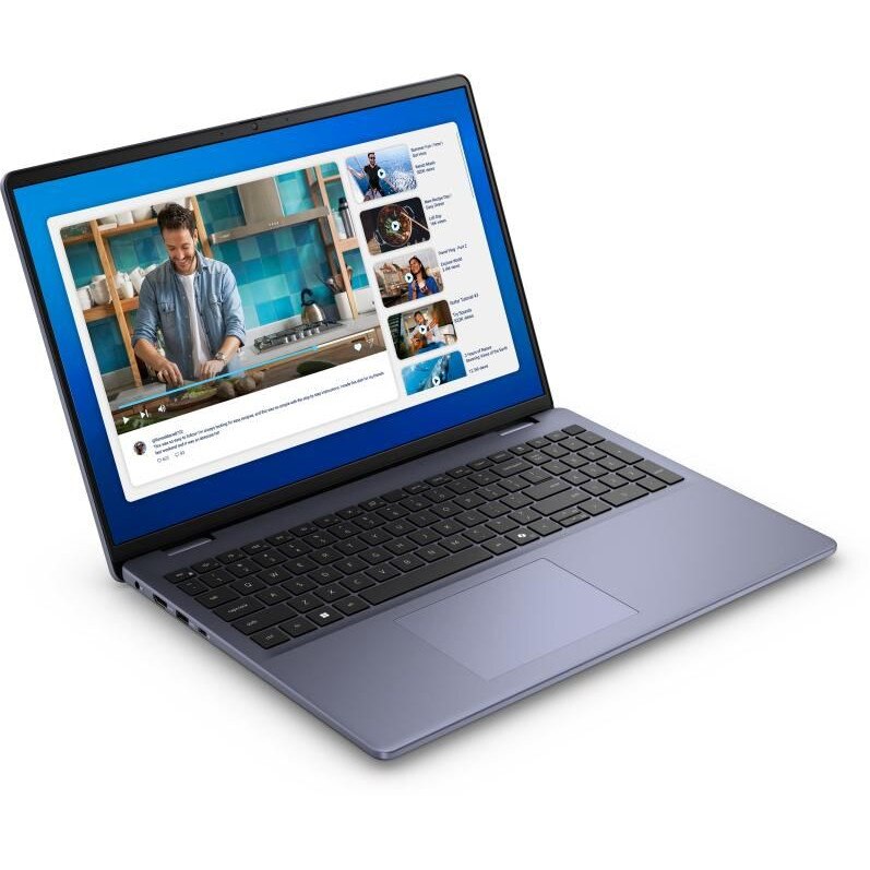 Laptop Dell 16 DC16251, 16 inch 1920 x 1200, Intel 150U 10 C / 12 T, 1.8 GHz - 5.4 GHz, 12 MB cache, 55 W, 32 GB DDR5, 1 TB SSD, Intel Graphics, Windows 11 Pro