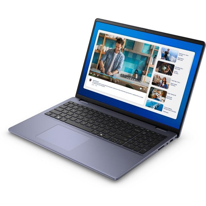 Laptop Dell 16 DC16251, 16 inch 1920 x 1200, Intel 150U 10 C / 12 T, 1.8 GHz - 5.4 GHz, 12 MB cache, 55 W, 32 GB DDR5, 1 TB SSD, Intel Graphics, Windows 11 Pro