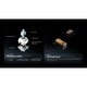 GravaStar Mercury K1 Pro безжична механична клавиатура, трирежимна USB, Bluetooth, 2.4GHz, 75% оформление, RGB осветление, батерия 8000 mAh, специално издание, боядисано в жълто