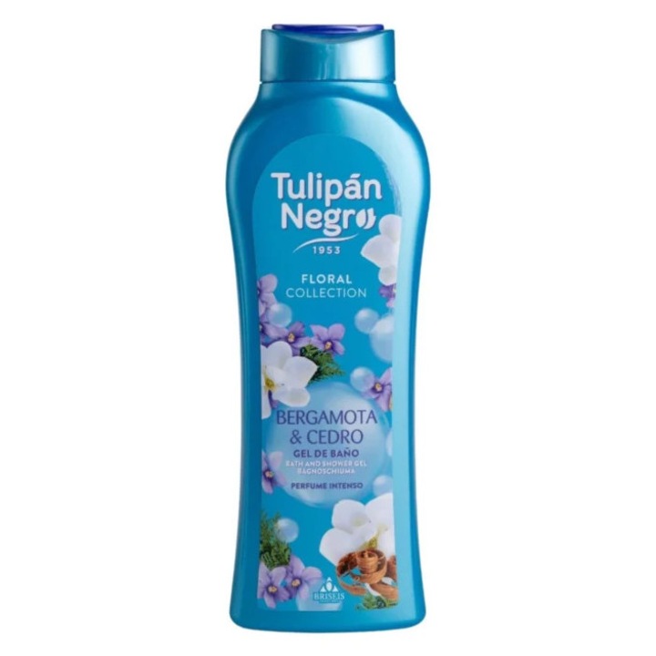 Gel de dus Tulipan Negro Bergamota & Cedro, 650 ml