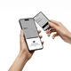Ledger Stax Crypto elektronikus pénztárca, Bitcoinhoz, Ethereumhoz, NFT-hez és más virtuális valutákhoz, fekete