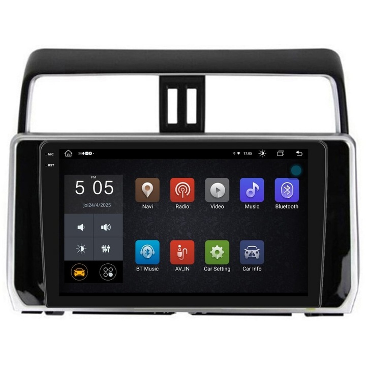 Navigatie PilotOn Toyota Land Cruser Prado J15 dupa 2009 2K 8GB 256GB 8 CORE