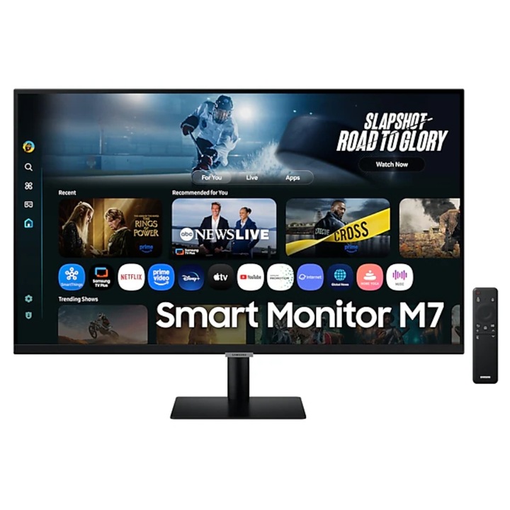 Samsung 32" LS32FM700UUXDU VA LED monitor, UHD 3840 x 2160, HDMI, hangszórók, fekete