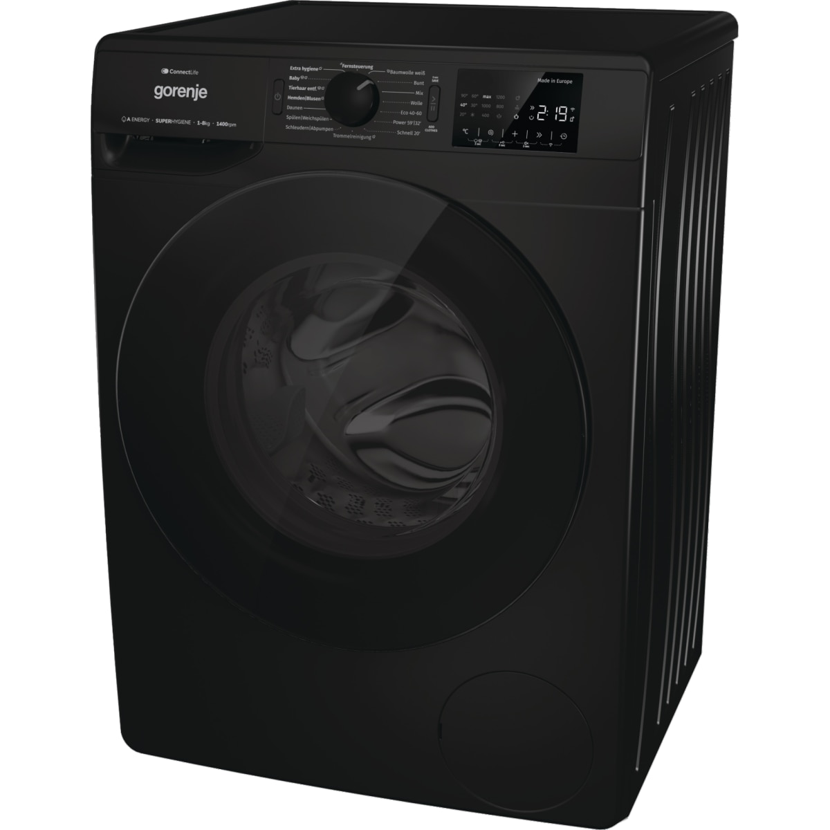 Masina de spalat rufe Gorenje WPNEI84A1DTSB, 8 kg, 1400 U
