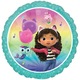 Balon Folie Rotund Anagram Gabby's Dollhouse 43cm, tematica petreceri, umflare heliu sau aer