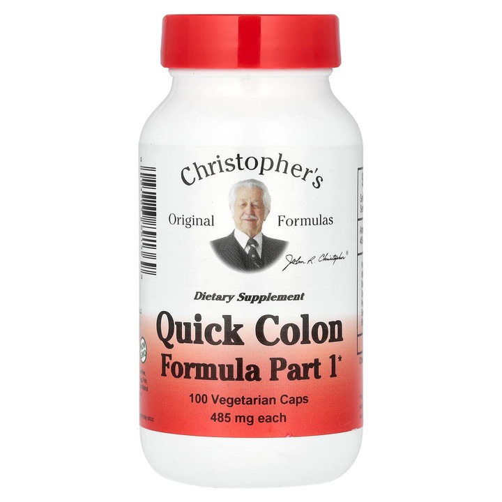 Supliment alimentar Christopher's Original Formulas, 485 mg, 100 capsule, fara gluten, vegan