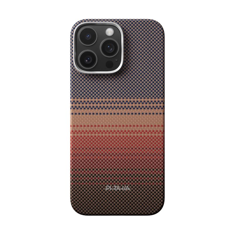 Carcasa Pitaka Ultra-Slim PitaTap compatibila cu iPhone 16 Pro Max, Sunset