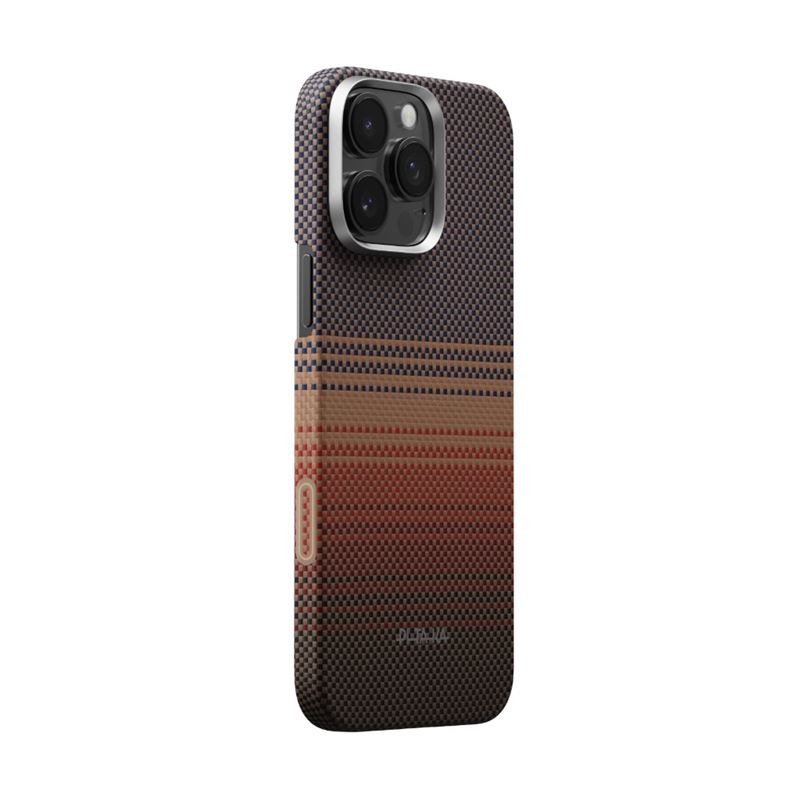 Carcasa Pitaka Ultra-Slim PitaTap compatibila cu iPhone 16 Pro Max, Sunset
