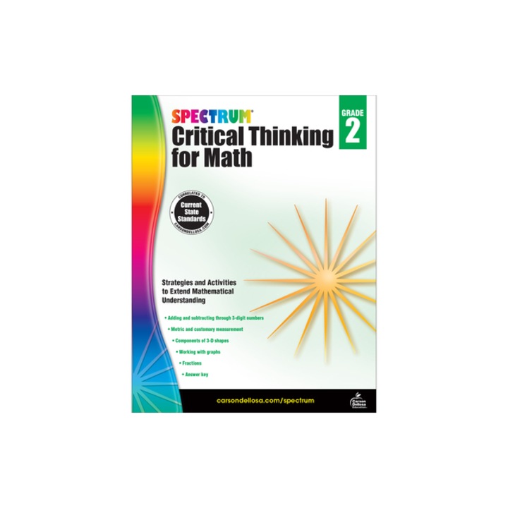 Spectrum Critical Thinking for Math, Grade 2, Spectrum