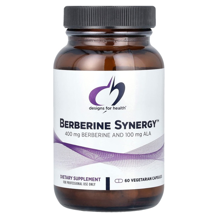 Supliment alimentar Designs For Health, Berberina Synergy, 60 capsule