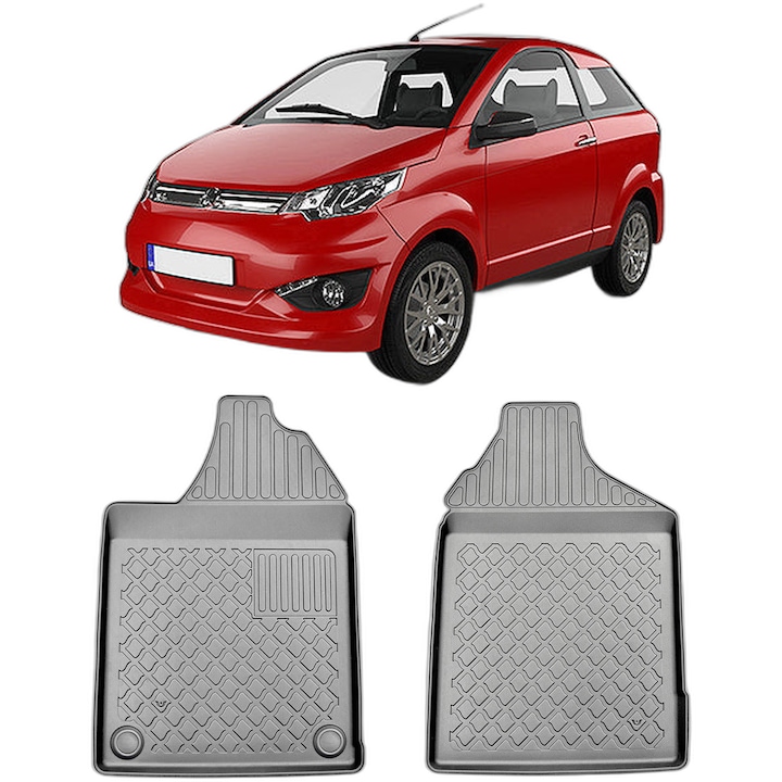 Set covorase auto tip tavita AIXAM ECOUPE, din 02.2017 - Prezent, Caroserie HATCHBACK, compatibile cu autoturismul AIXAM ECOUPE, ARISTAR