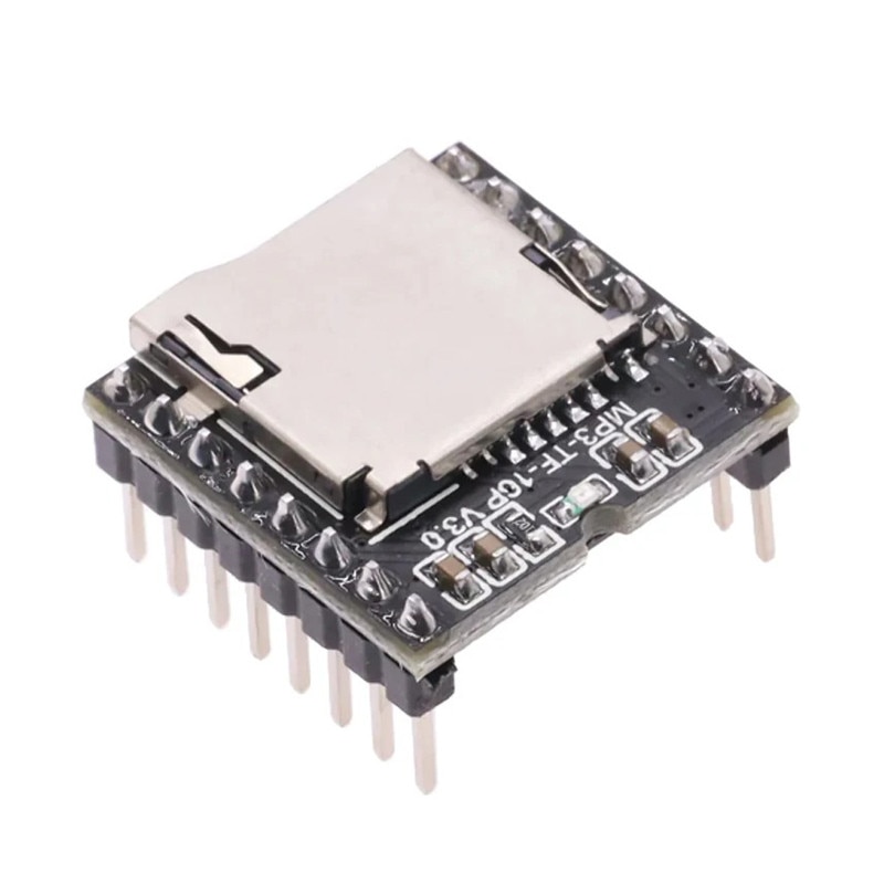 Modul MP3 Player Mini DFPlayer cu card TF, compatibil Arduino - eMAG.ro