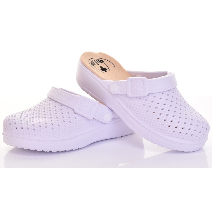 medicali din spuma, usori, albi, Alb, 42