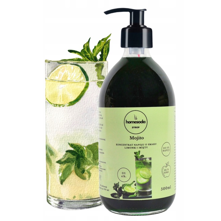Sirop Mojito HomeSoda fara zahar 0.5l
