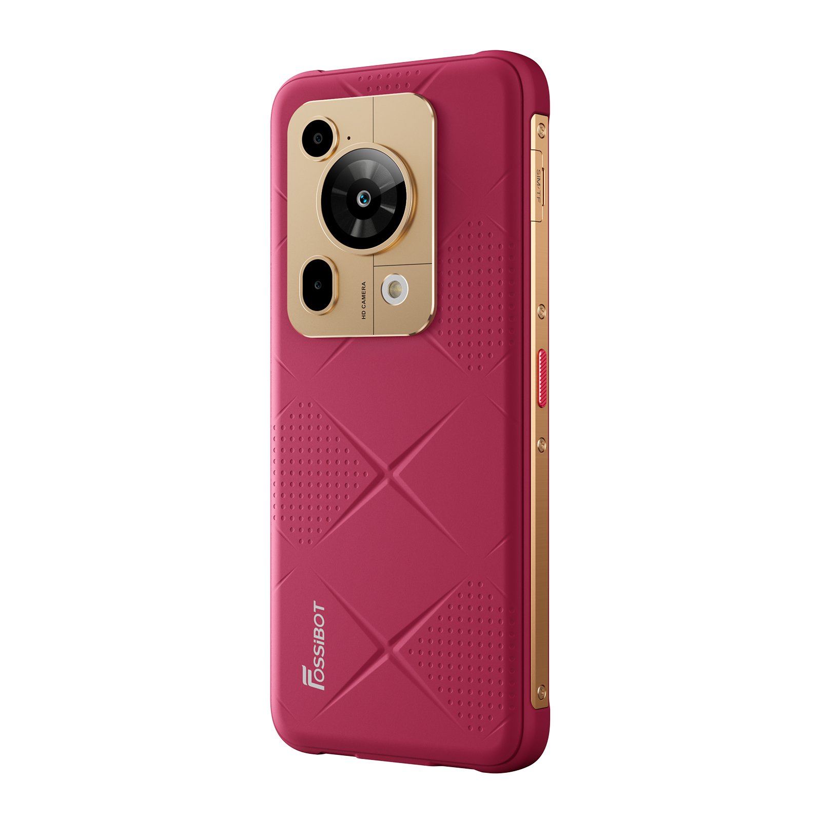 Telefon mobil FOSSiBOT F112 Pro 5G, Rosu, 6.88” HD+ IPS, 24GB RAM(8GB+16GB extensibili), 256GB ROM, Android 14, Incarcare inversa, 50MP+16MP, 18W, Dual SIM Hybrid