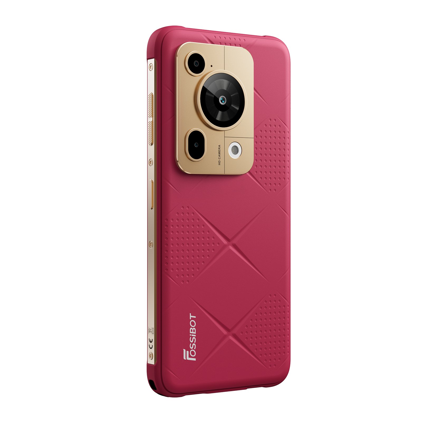 Telefon mobil FOSSiBOT F112 Pro 5G, Rosu, 6.88” HD+ IPS, 24GB RAM(8GB+16GB extensibili), 256GB ROM, Android 14, Incarcare inversa, 50MP+16MP, 18W, Dual SIM Hybrid