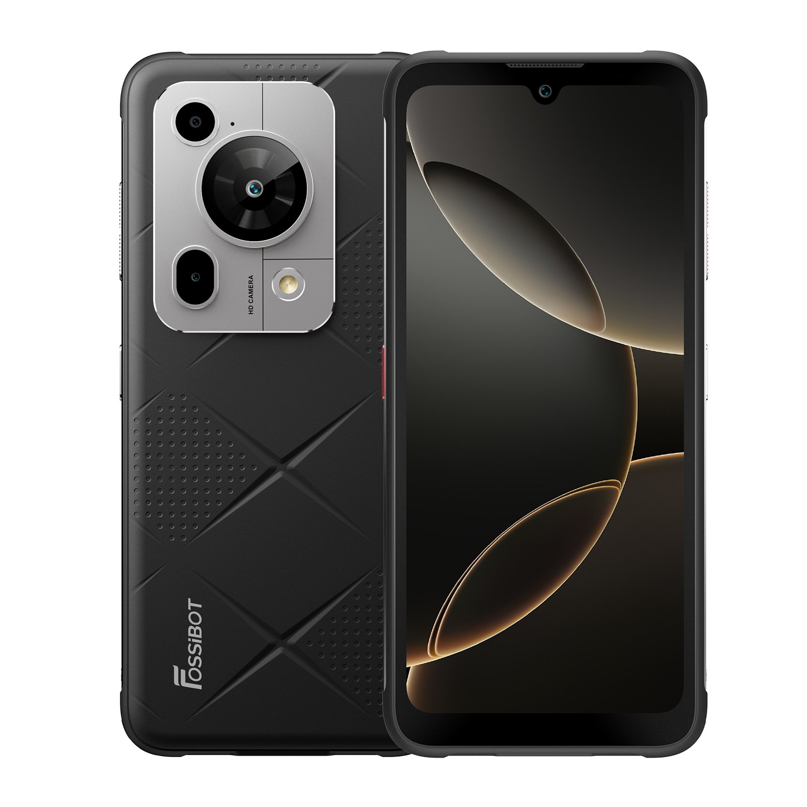 Telefon mobil FOSSiBOT F112 Pro 5G, Negru, 6.88” HD+ IPS, 24GB RAM(8GB+16GB extensibili), 256GB ROM, Android 14, Incarcare inversa, 50MP+16MP, 18W, Dual SIM Hybrid